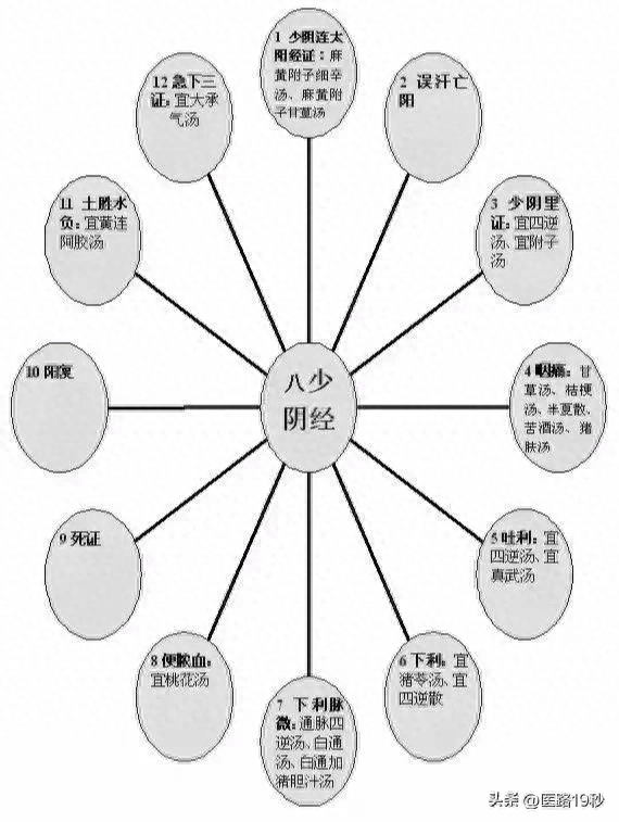 图解张仲景伤寒六经辨证要点!