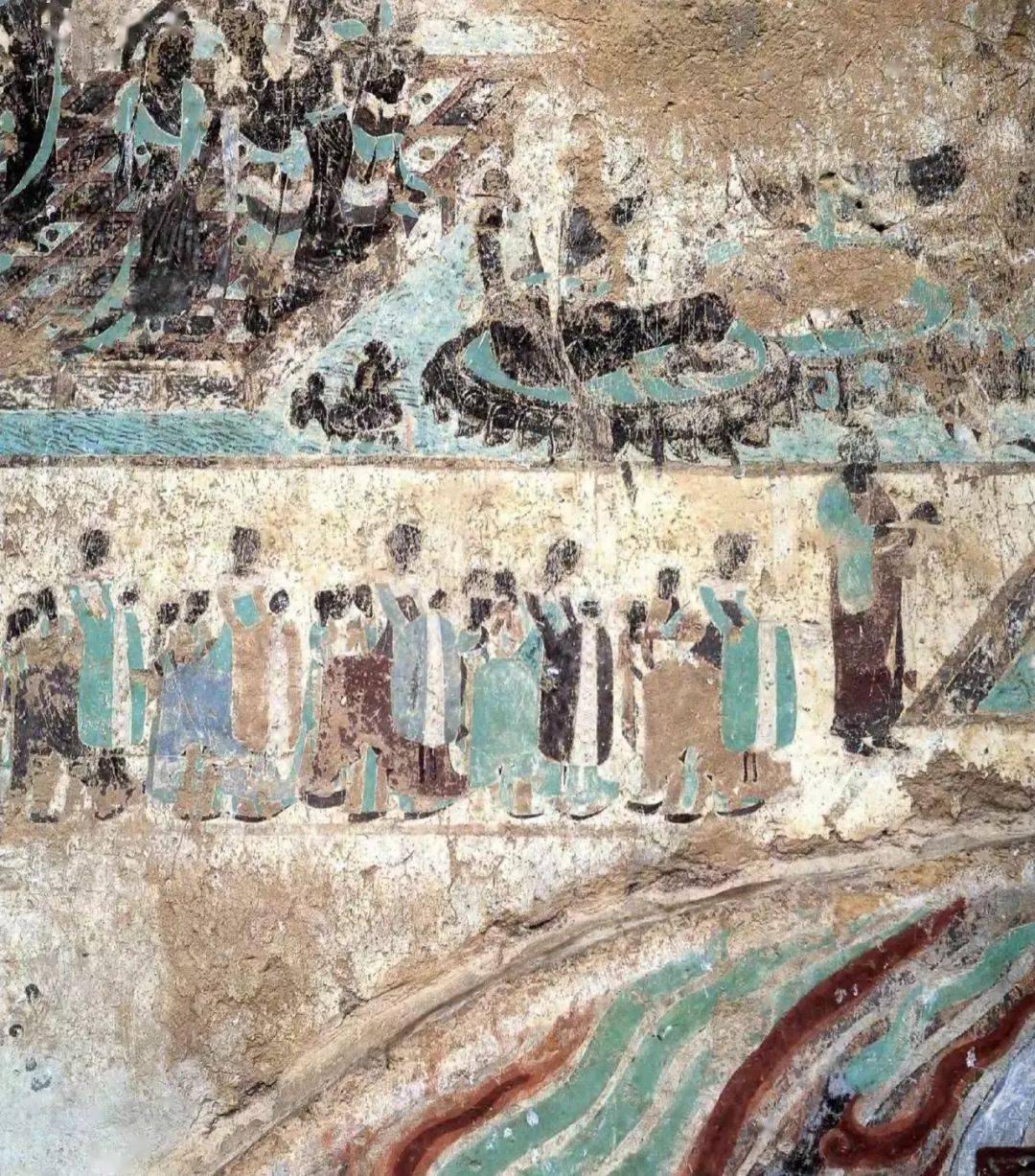 麦积山壁画,一画一世界_北魏_飞天_麦积山石窟