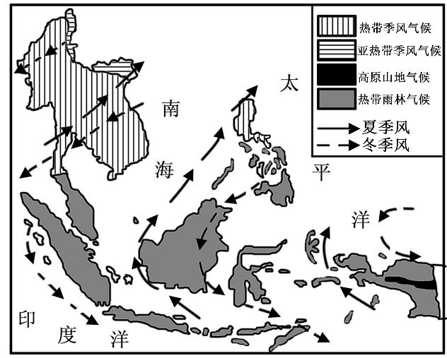 马来群岛的气候类型图图片