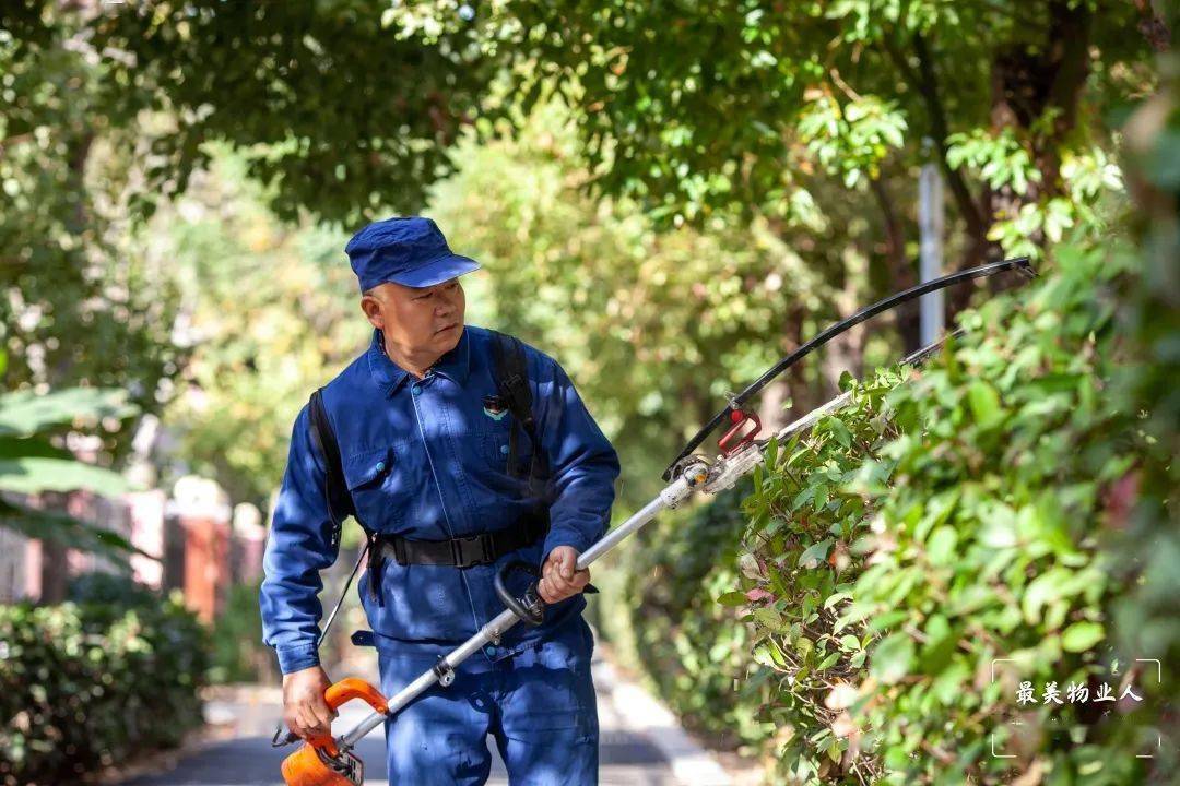 最美物业人图片