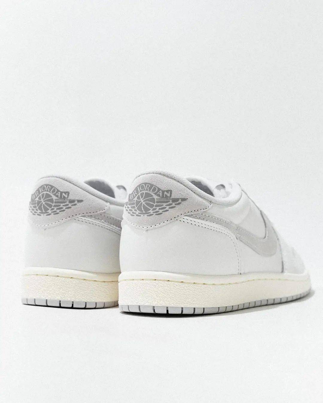 元年「白灰」aj1 最新实物!这颜值你打几分?_jordan_air_low