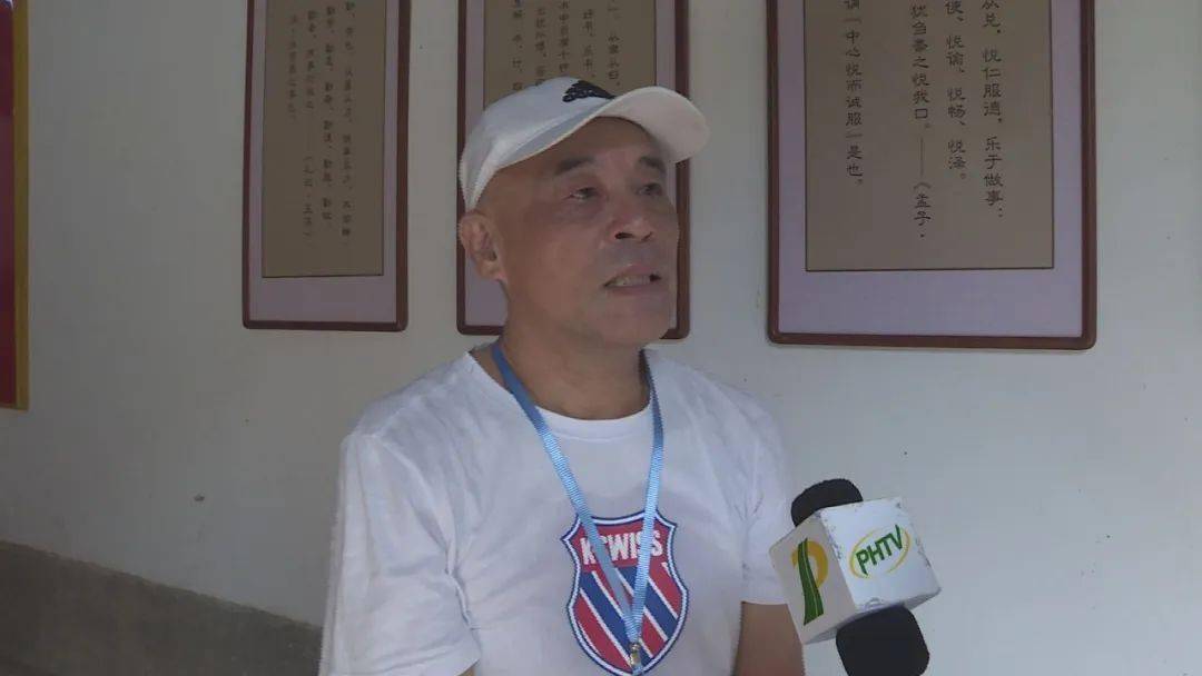 来自台湾台中雾峰林家的后人林铭聪当天跟着堂兄弟和后辈们一起回到了