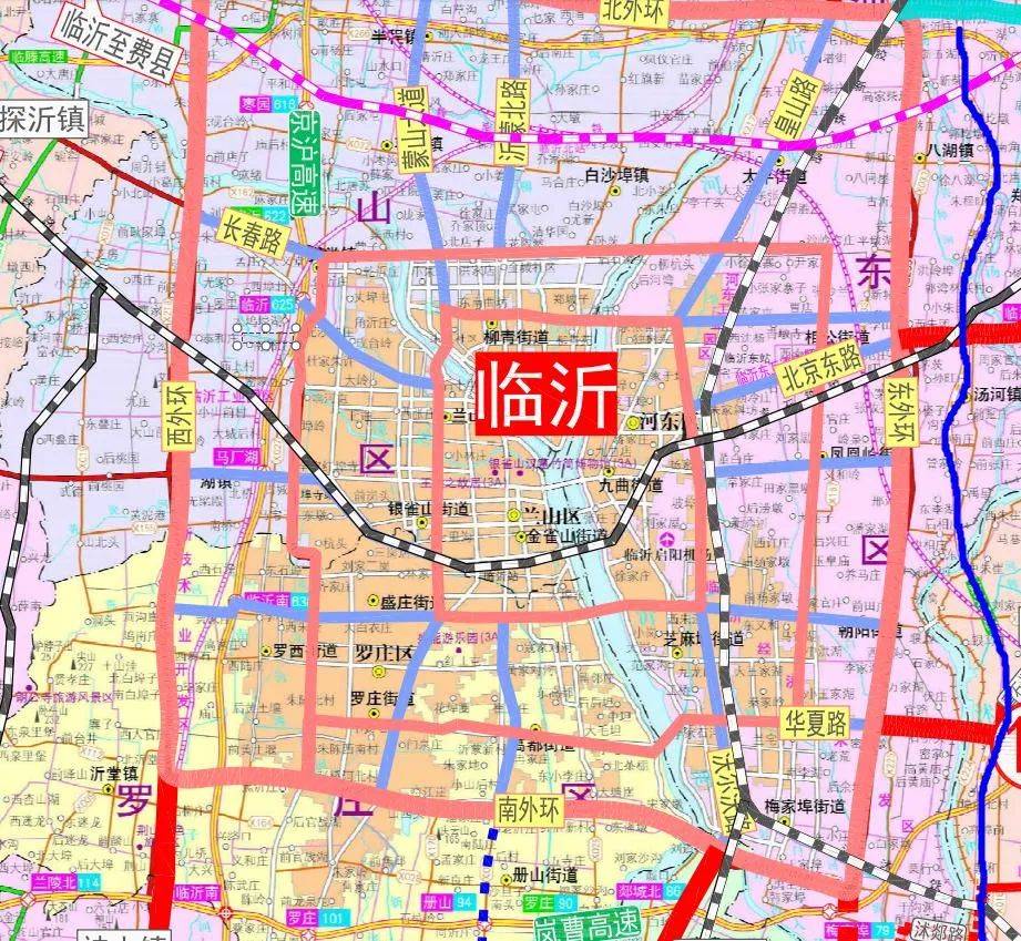 临沂新建高速公路规划图片