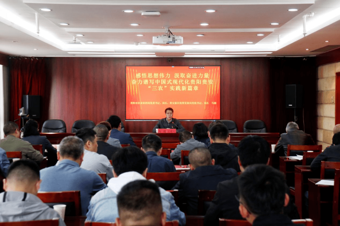 马骁:感悟思想伟力 汲取奋进力量 奋力谱写中国式现代化贵阳贵安“三农”实践新篇章_农业_农村_建设