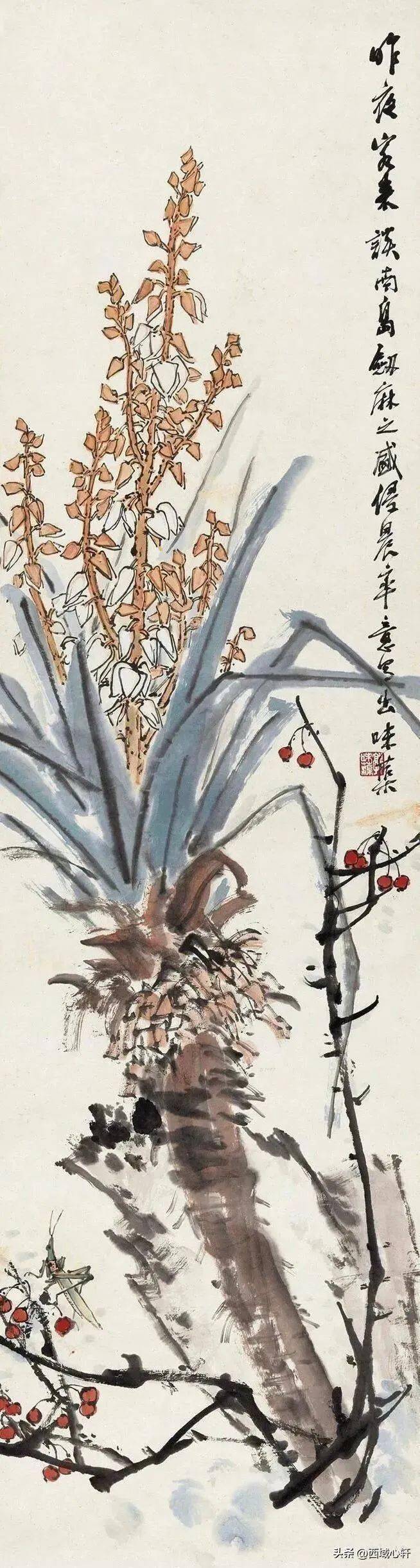 一代大家郭味蕖先生写意花鸟画作品_当代_传统_技法