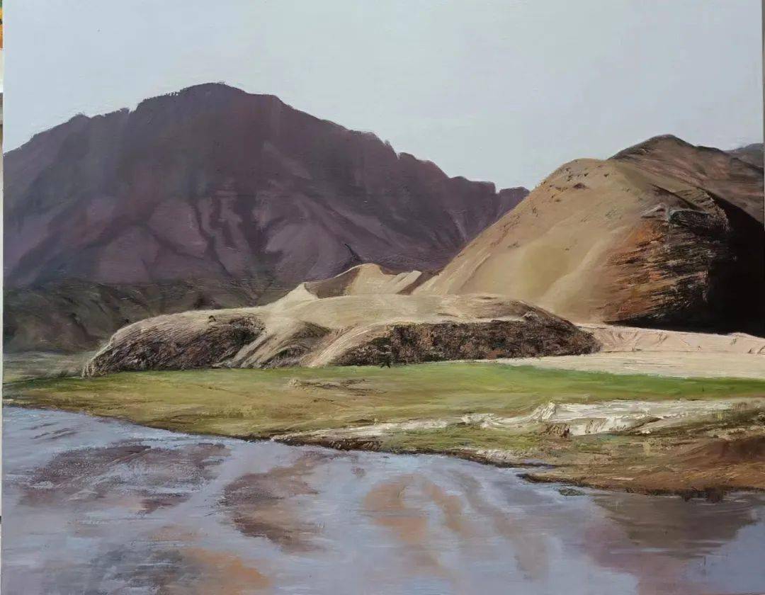 树 布面油画 金敏云林峻岭 中国画 马晓晓长城脚下 油画 苏瑞抓羊羔