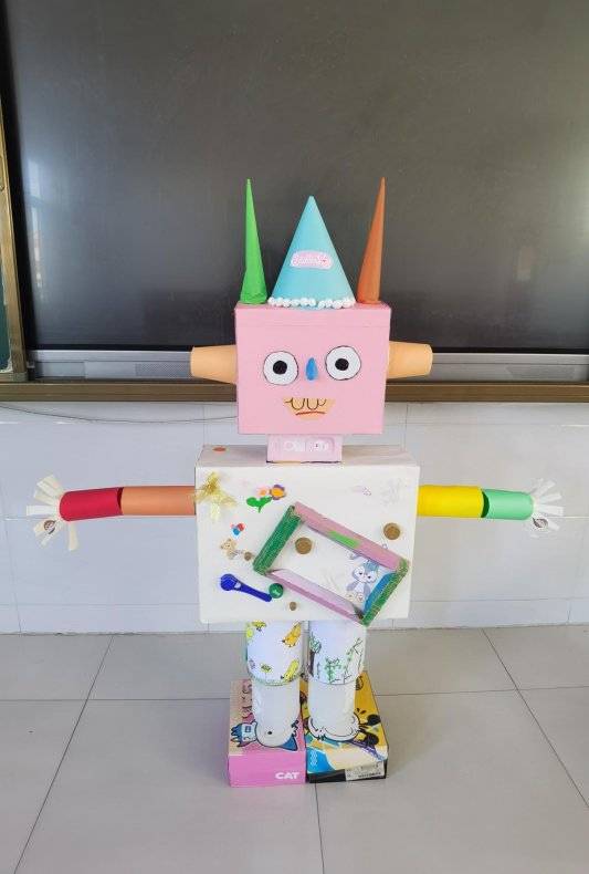 淄博市高青县常家中心小学开展"变废为宝"手工制作活动_作品_创意