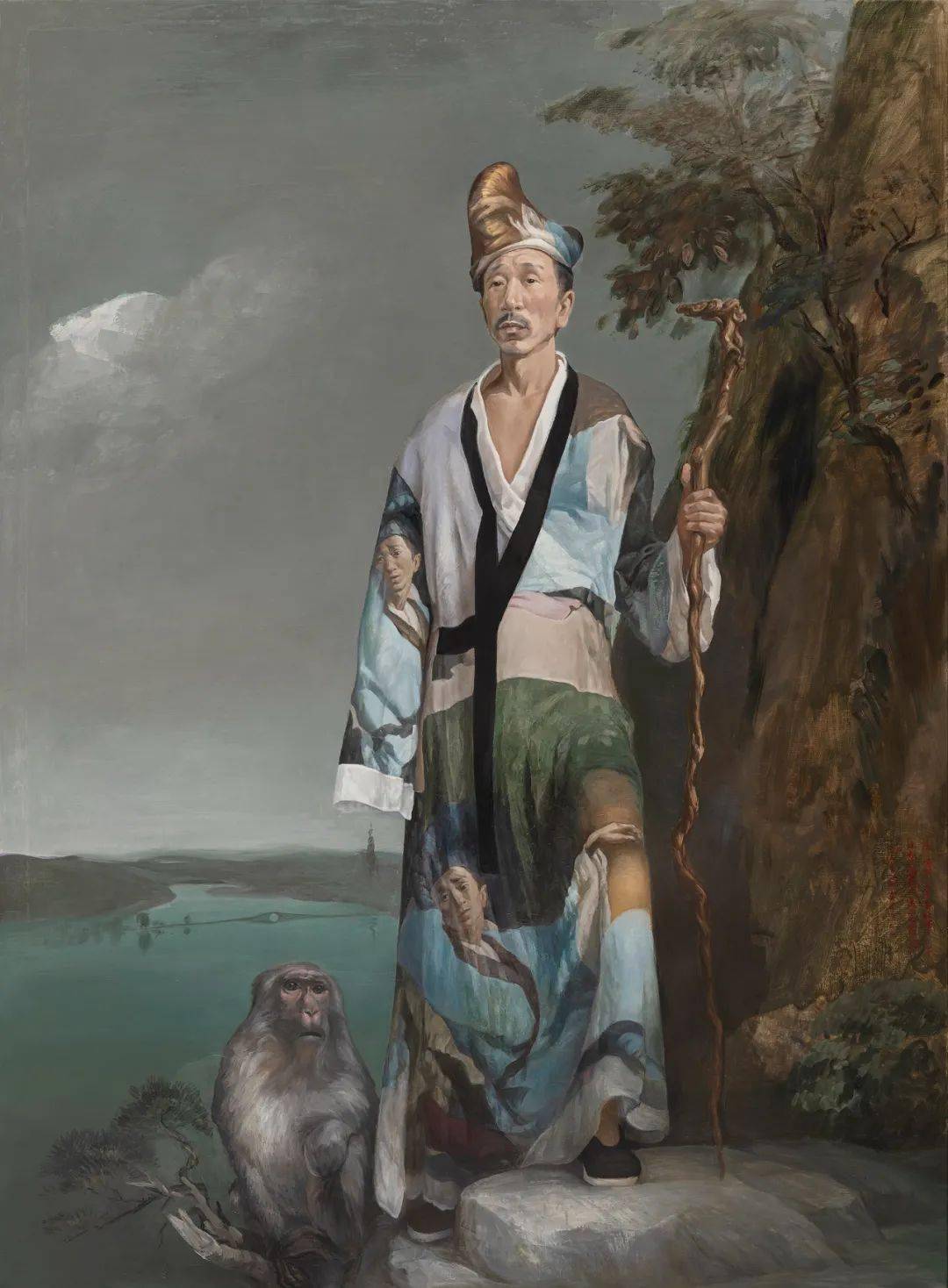 王兴伟 《东方贵族》 220×160cm布面油画 2021后记:写这篇文章的目的