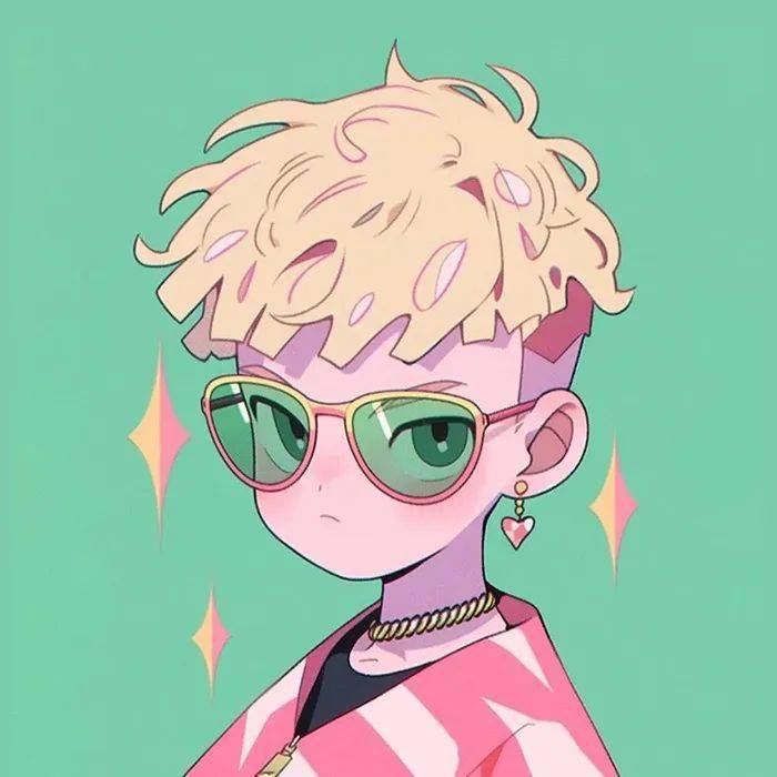 奇奇怪怪可可爱的情侣头像_vv_然然_脑袋