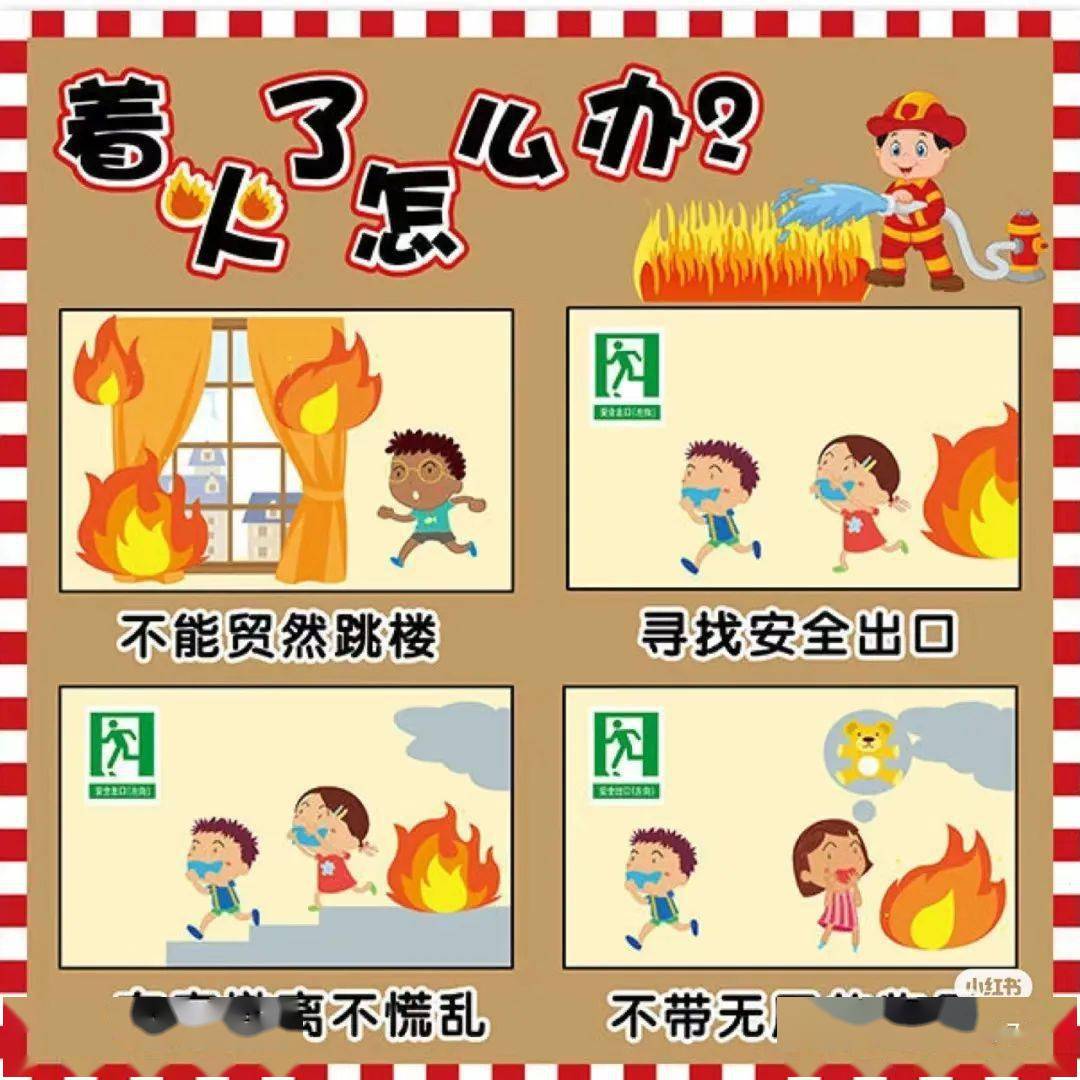 【环境创设】消防安全主题环创,从小培养孩子的消防安全意识!