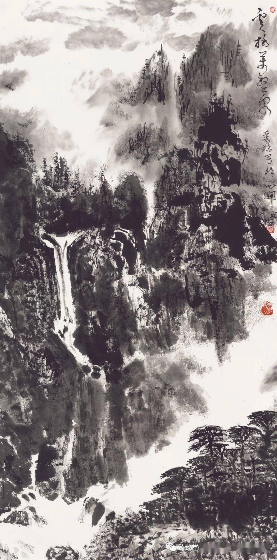 云涌万壑泉 137x68cm 邱秀琼岁月 137x68cm 邱春霖初夏 137x69cm