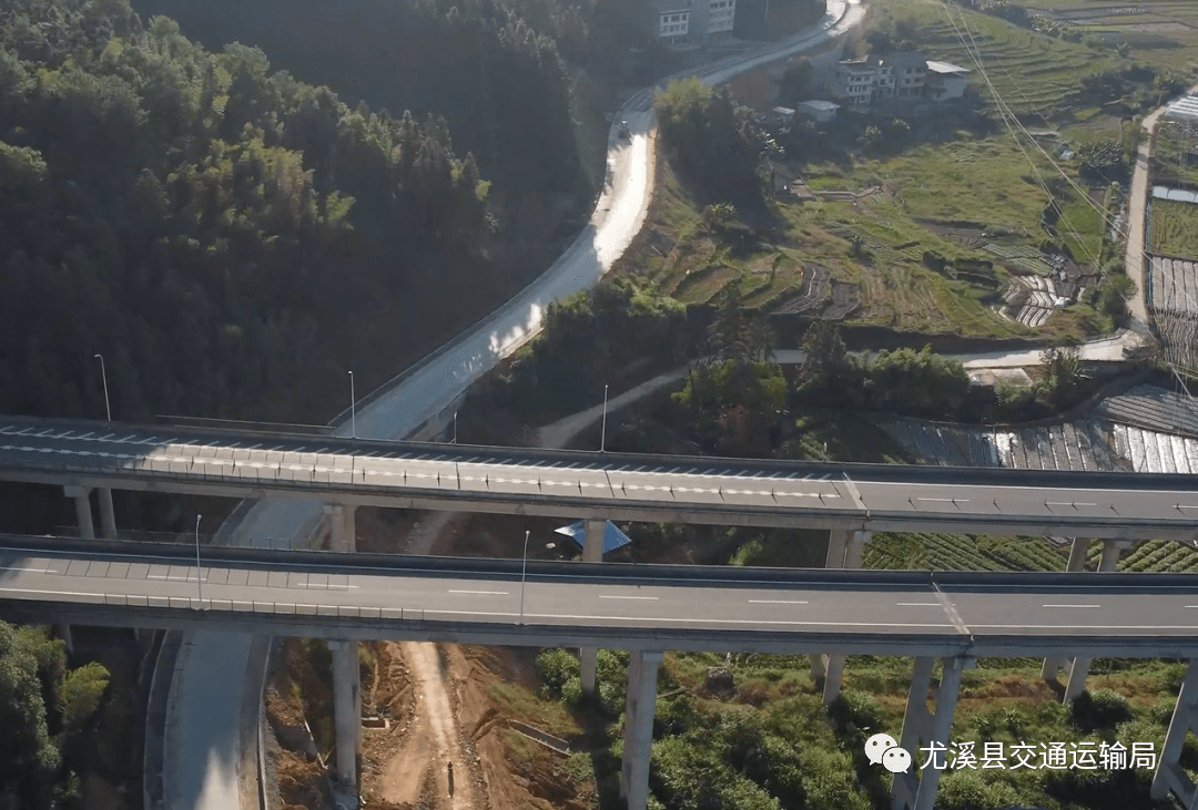 尤溪县这段国道路面工程全部完成_施工_田界_新阳