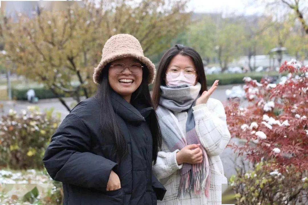 在山师,遇见第一场初050504雪050504 雪