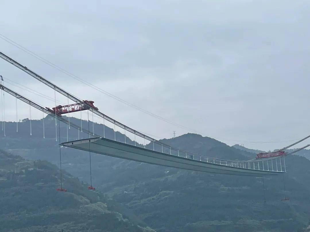 云阳复兴长江大桥又传喜讯,预计2024年1月整个桥梁合龙.