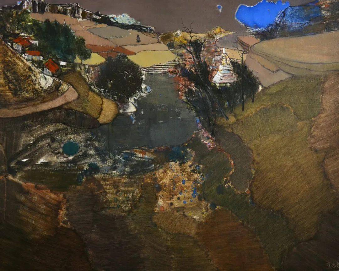 高志学 《大风歌之郎木寺》布面油画120x150cm2015年陈振强 街头巷尾