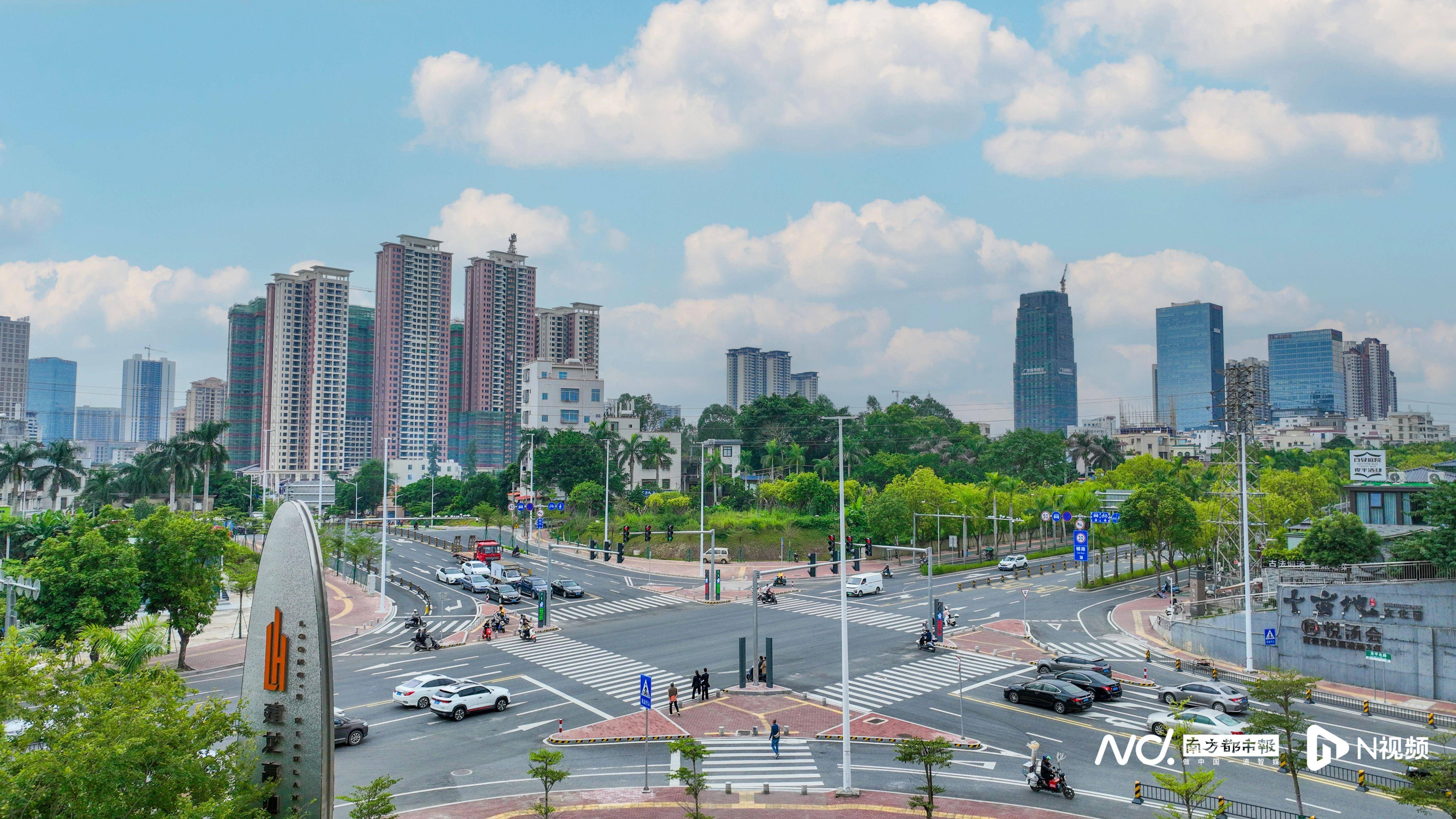 湛江市区三条市政道路同时通车!南北向主干道压力大缓解