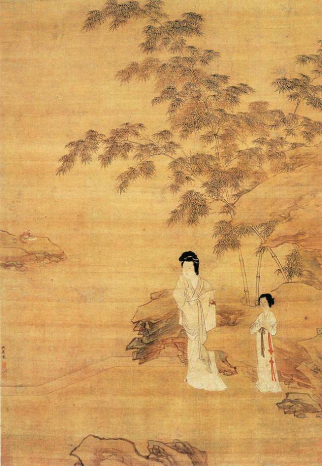 仇英心目中的仕女图！_搜狐网