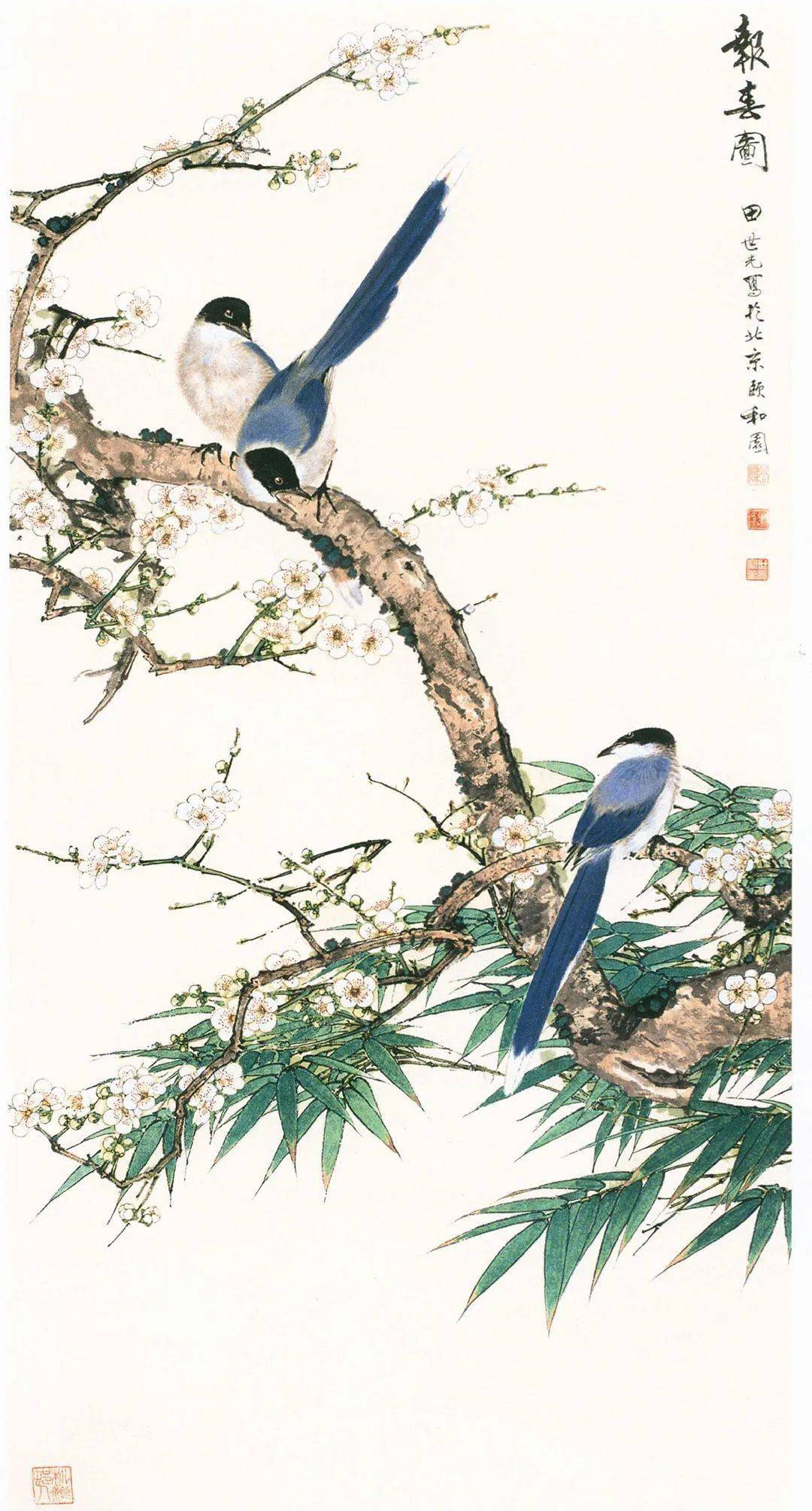 "丹青巨擘"田世光:以工笔花鸟画彰显大国气象_cm_作品_先生