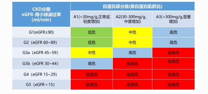 慢性肾脏病分期标准图片