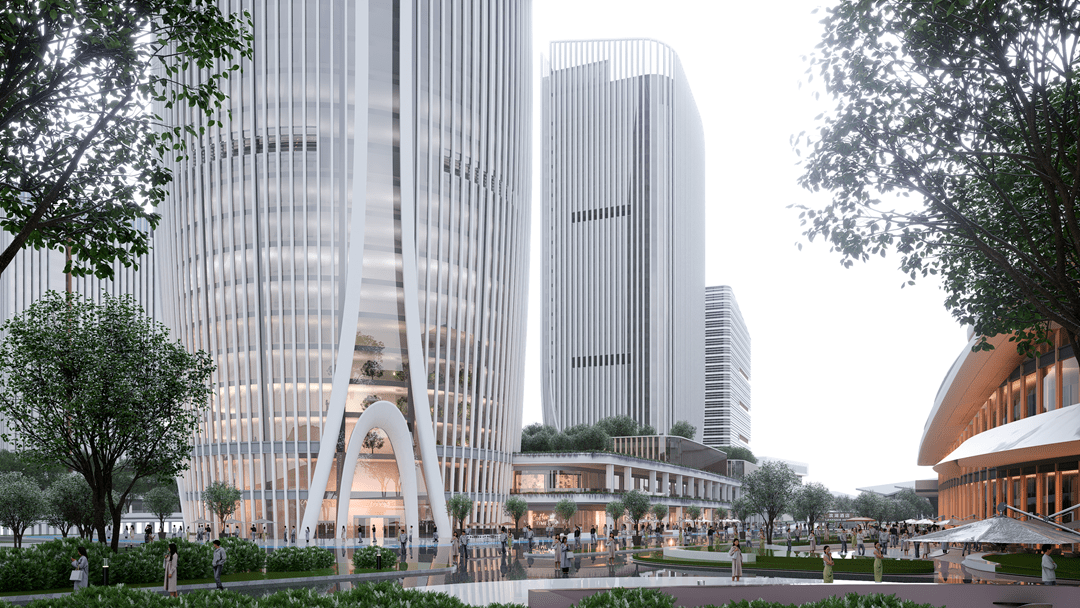 同济院新作:杭州临安区青山湖城市客厅首发区块