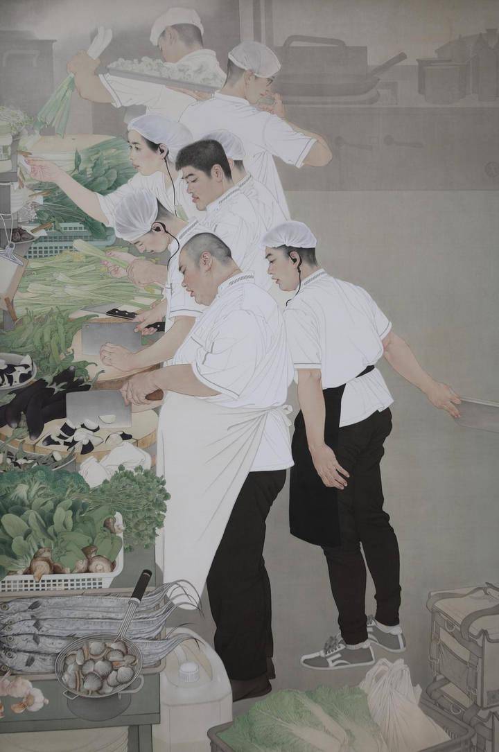 呈现当下城市题材人物画创作_cm_中国画系_上海