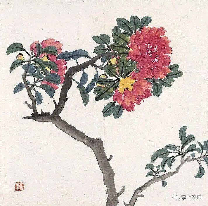 任薰花鸟画欣赏图片