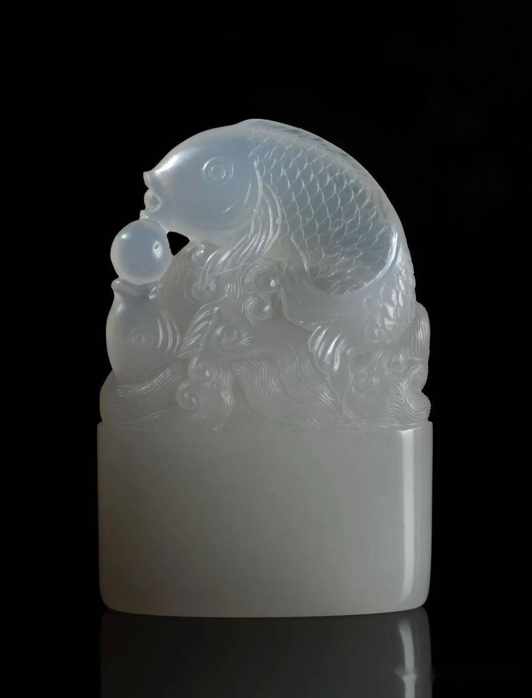 生活中价格极高_白晶石_坑头_钮章