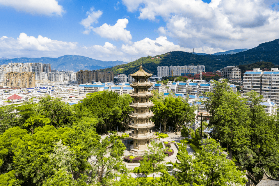 董奉在这里演译"杏林春暖"屹立不倒的圣寿宝塔见证了昔日的辉煌姜亮