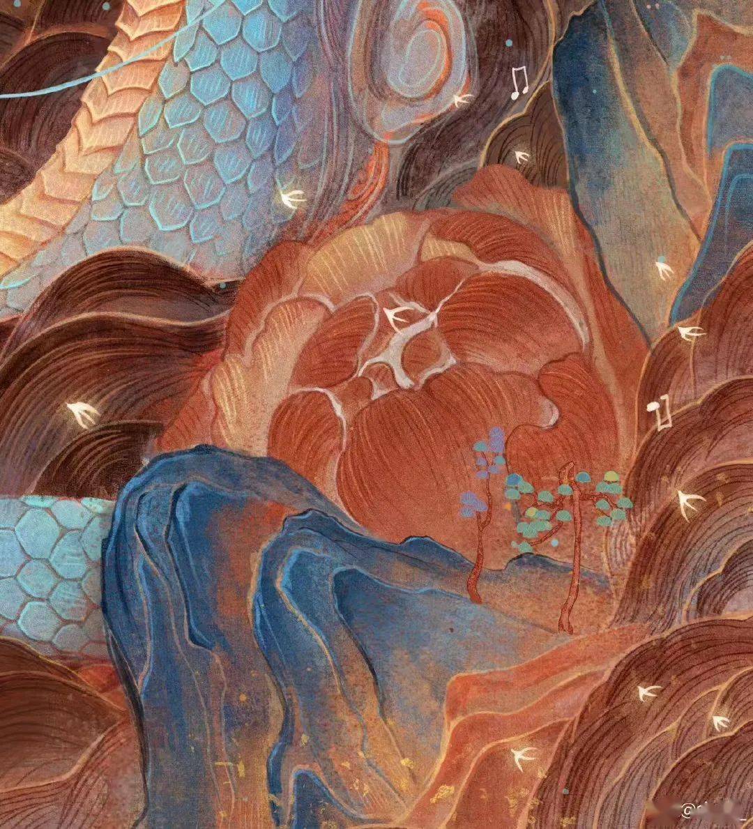 舍溪_山海经_插画