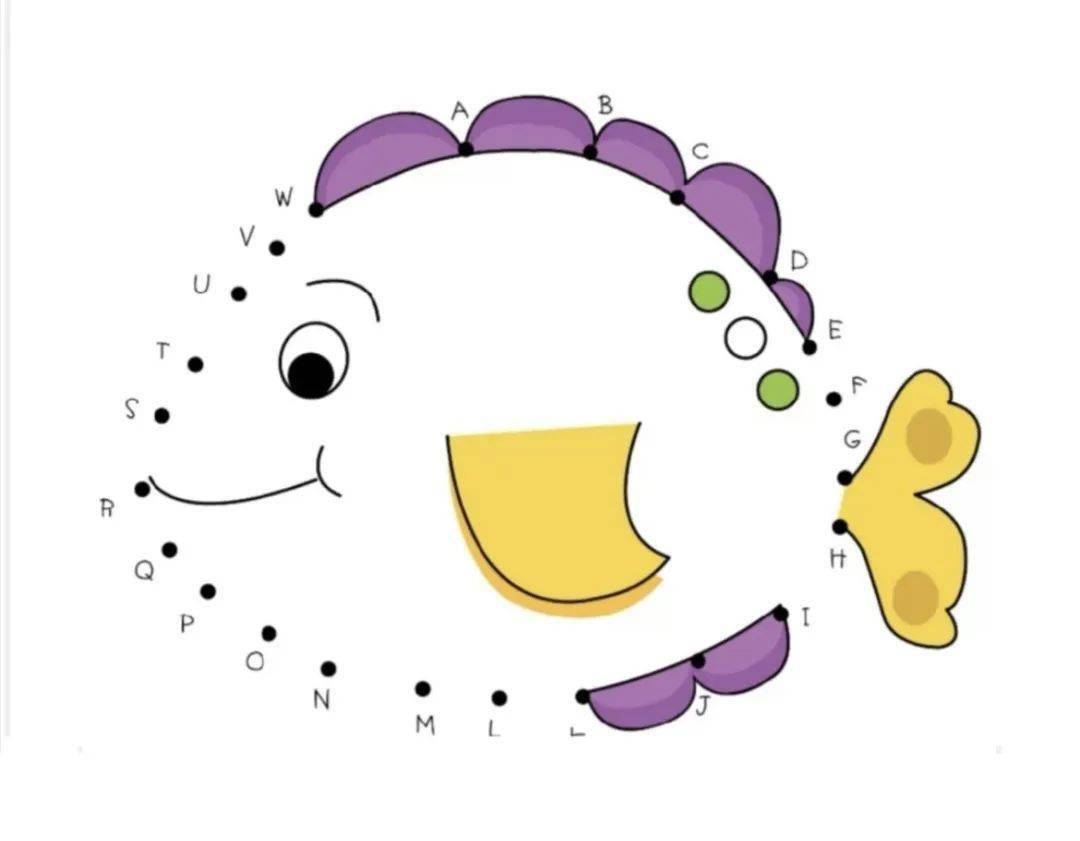 幼儿园大班字母连线 可打印_视频_电子版_公众