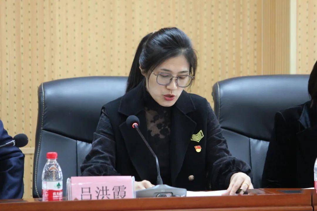 学生会指导教师吕洪霞老师发言,提出新的要求与期望,希望大家珍惜时光