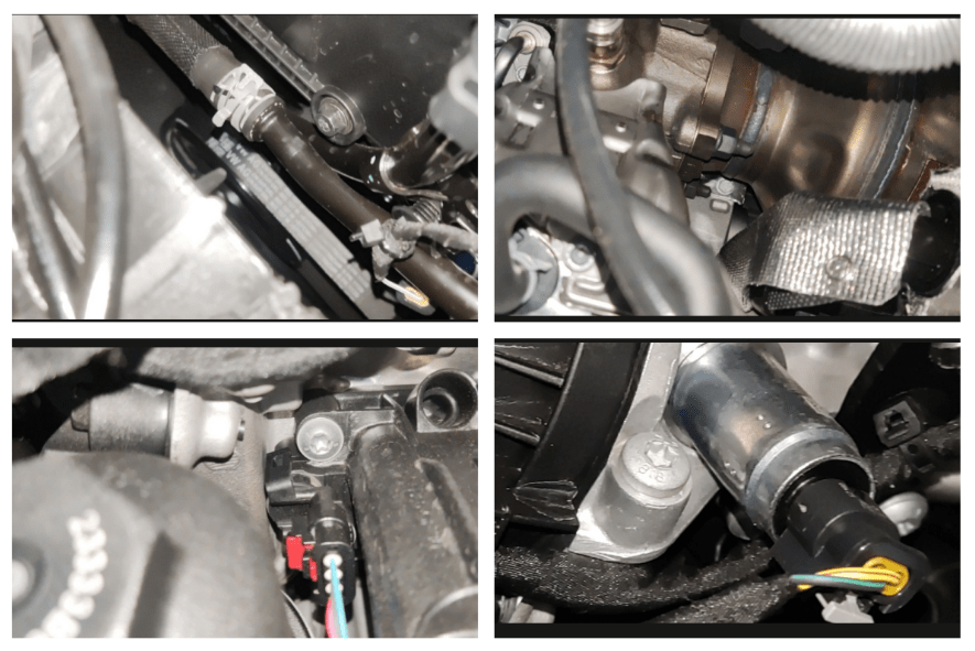 如上图所示,水箱框架和左右纵梁都是没有什么问题的,防撞梁的螺丝也没