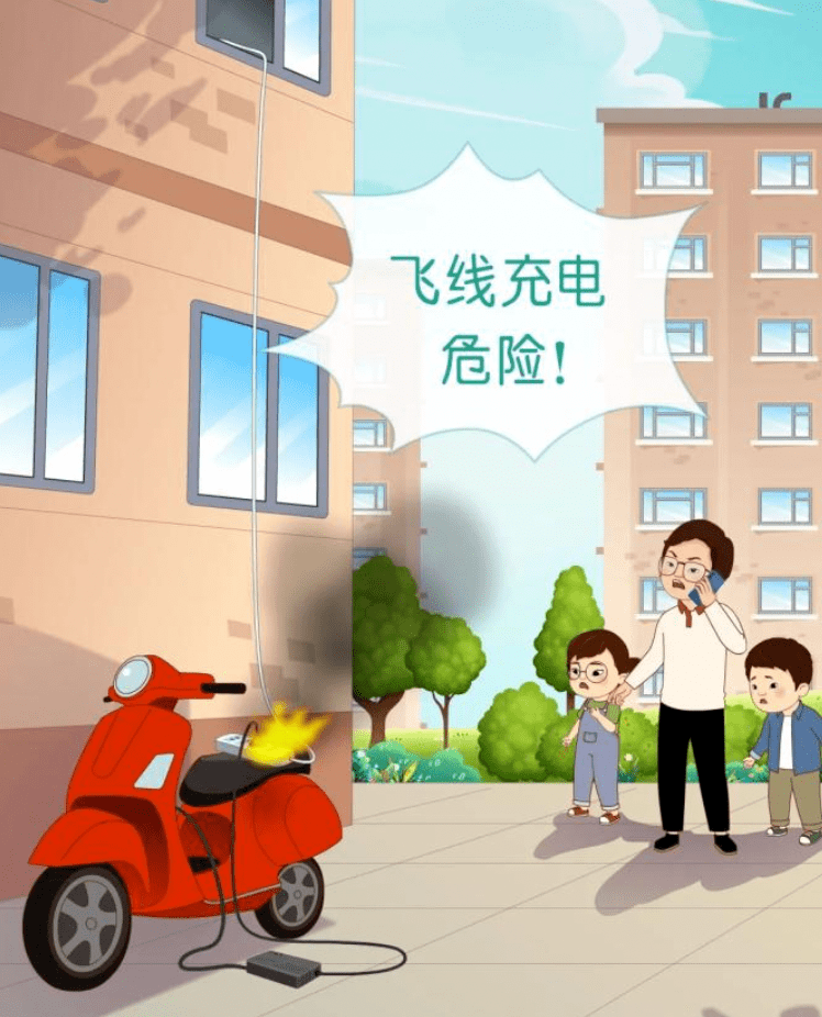 "飞线充电"引发火灾,谁负责?_电动车_电池_资料