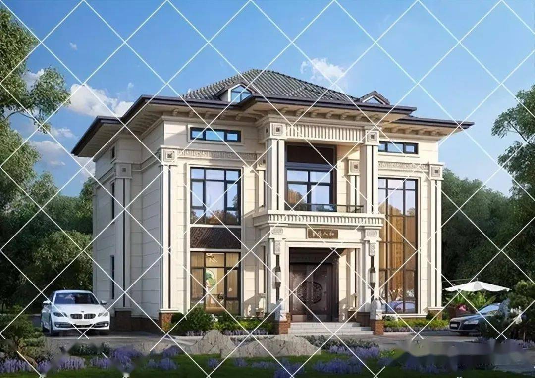 30套返乡二层农村自建房别墅,建栋二层新中式别墅,才叫会享受生活