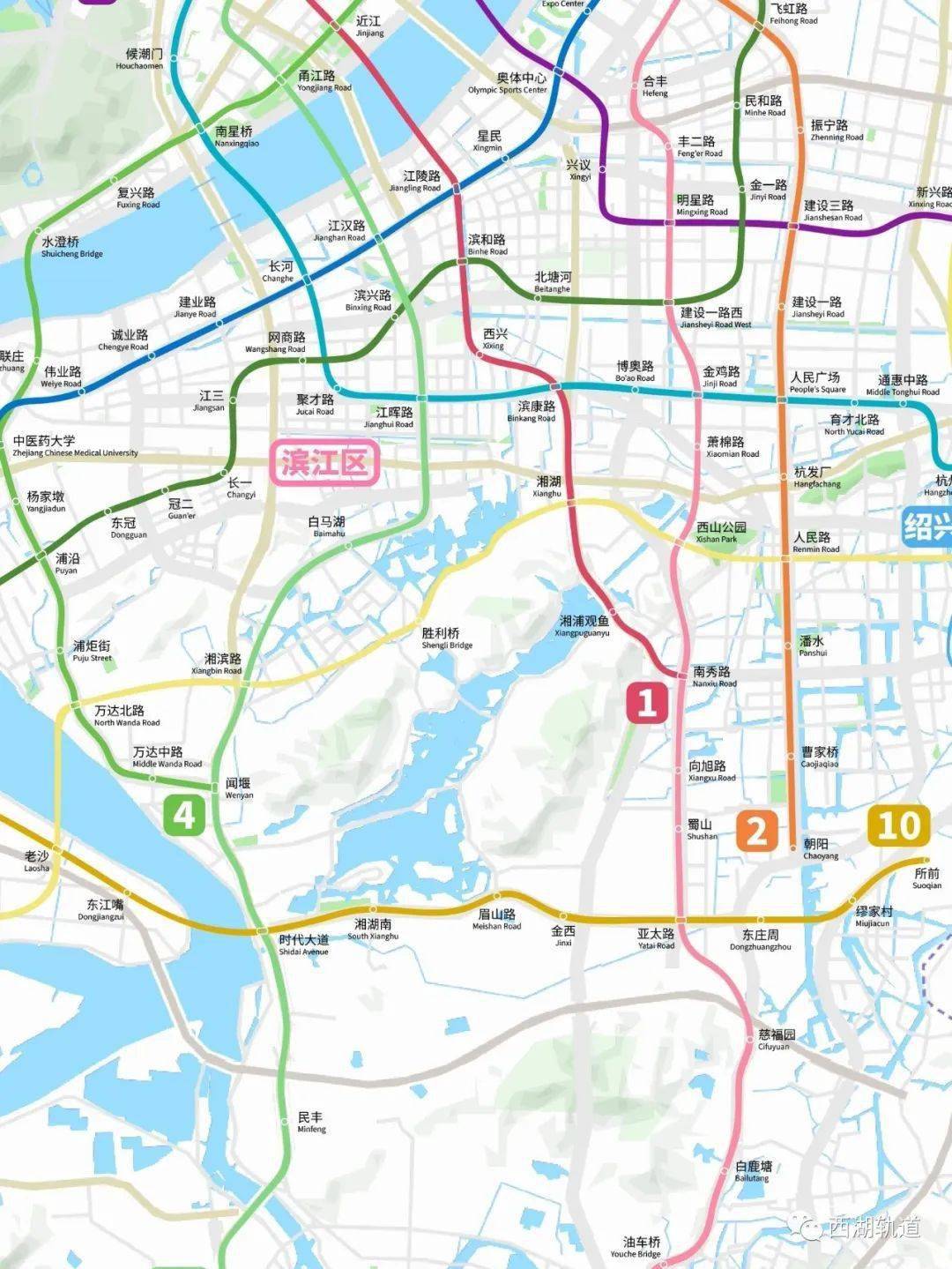 杭州2021年地铁线路图图片