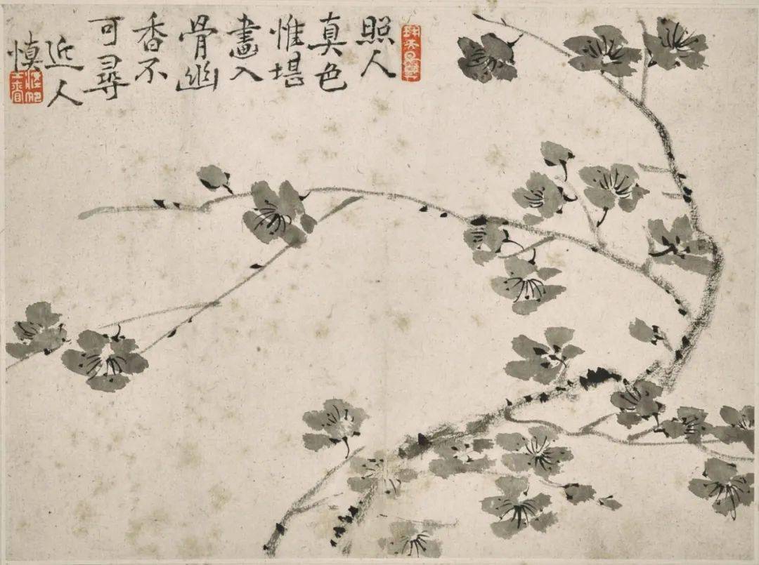 汪士慎：拟古墨梅册_巢林_近人_艺术