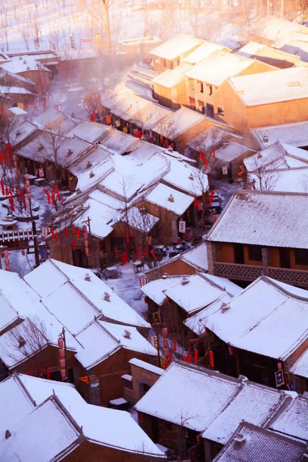 庆都山·唐尧古镇白石山温泉旅游度假区❄️❄️❄️飞扬