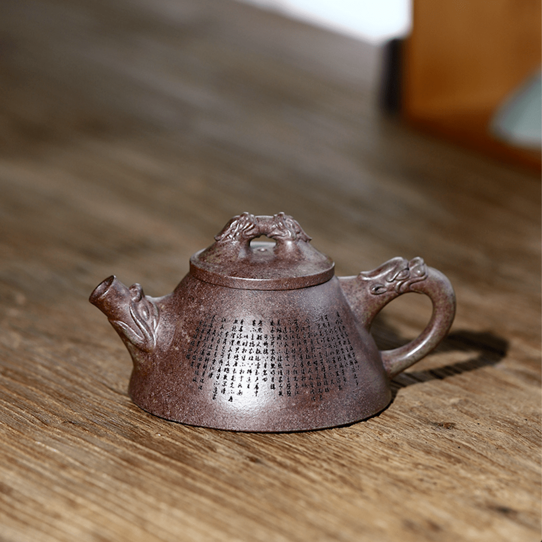 古龙窑柴烧紫砂壶,大师亲制!每一把都与众不同,越看越欢喜!