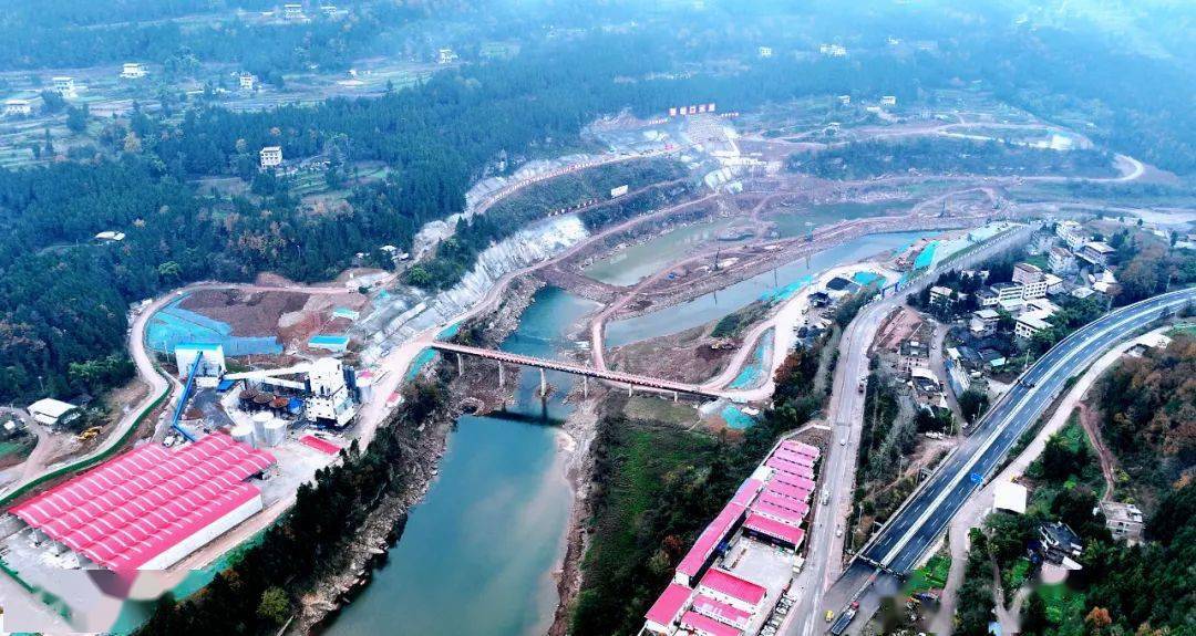 抢抓冬季枯水期,巴中青峪口水库掀起建设热潮_施工方_工程_围堰