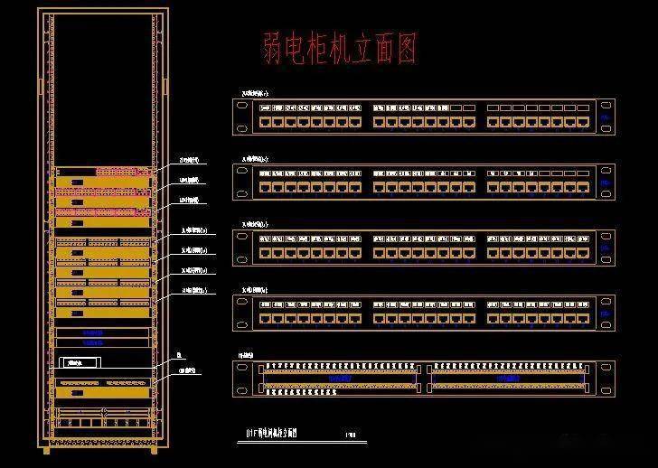 讀者索要機櫃的平面佈置圖,今天我整理了三種格式的,cad\visio\excel