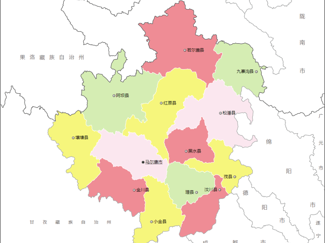 铜川市各县地图图片