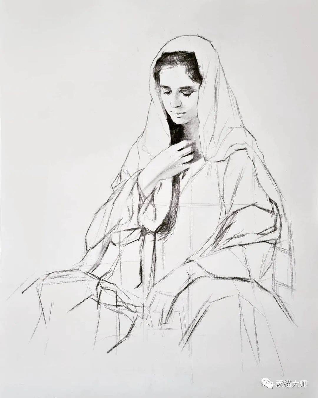 实力派美女画家，素描作品多次获得国际大赛第一名！_搜狐网