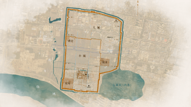 "道路系统与此前发现的水系,城墙,城门等重要遗存一起,共同构成了偃师