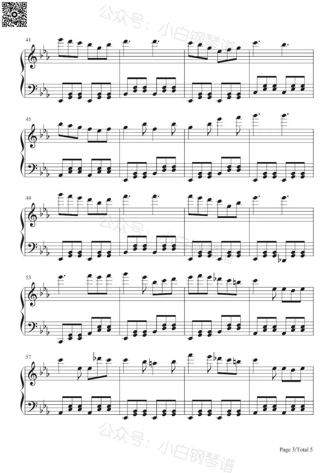 「琴谱|waltz no 2」第二华尔兹-第二圆舞曲 - dmitri shostakovich