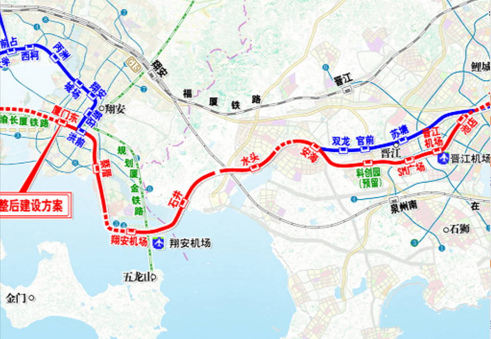 石井站,水头站,安海站设立3个站点r1线将会在泉州南翼国家高新区据