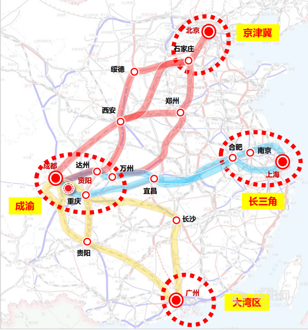 作為四川省內的一條重要鐵路,成自宜高鐵是國家