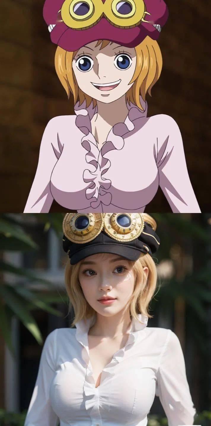 海贼王里的人物如果在三次元会长什么样?_分析_riku_罗宾