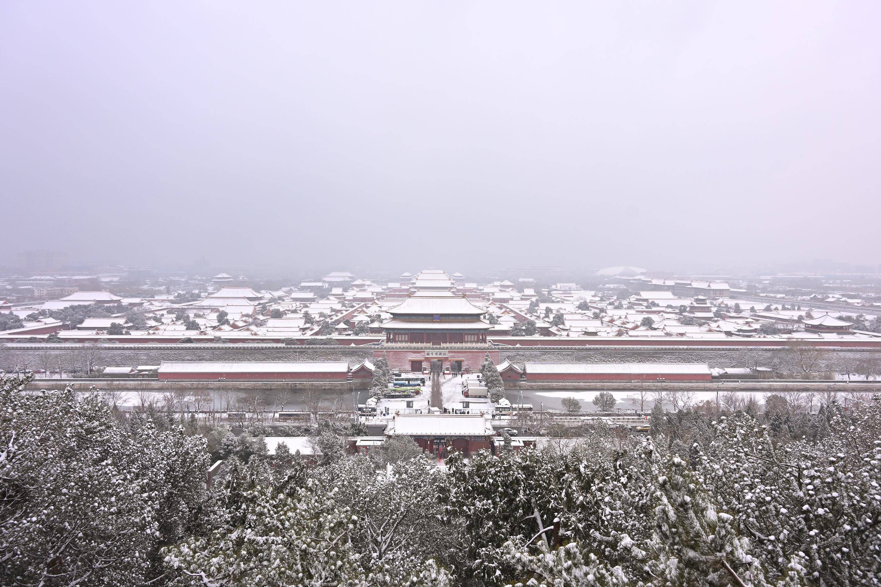 高清故宫雪景壁纸图片