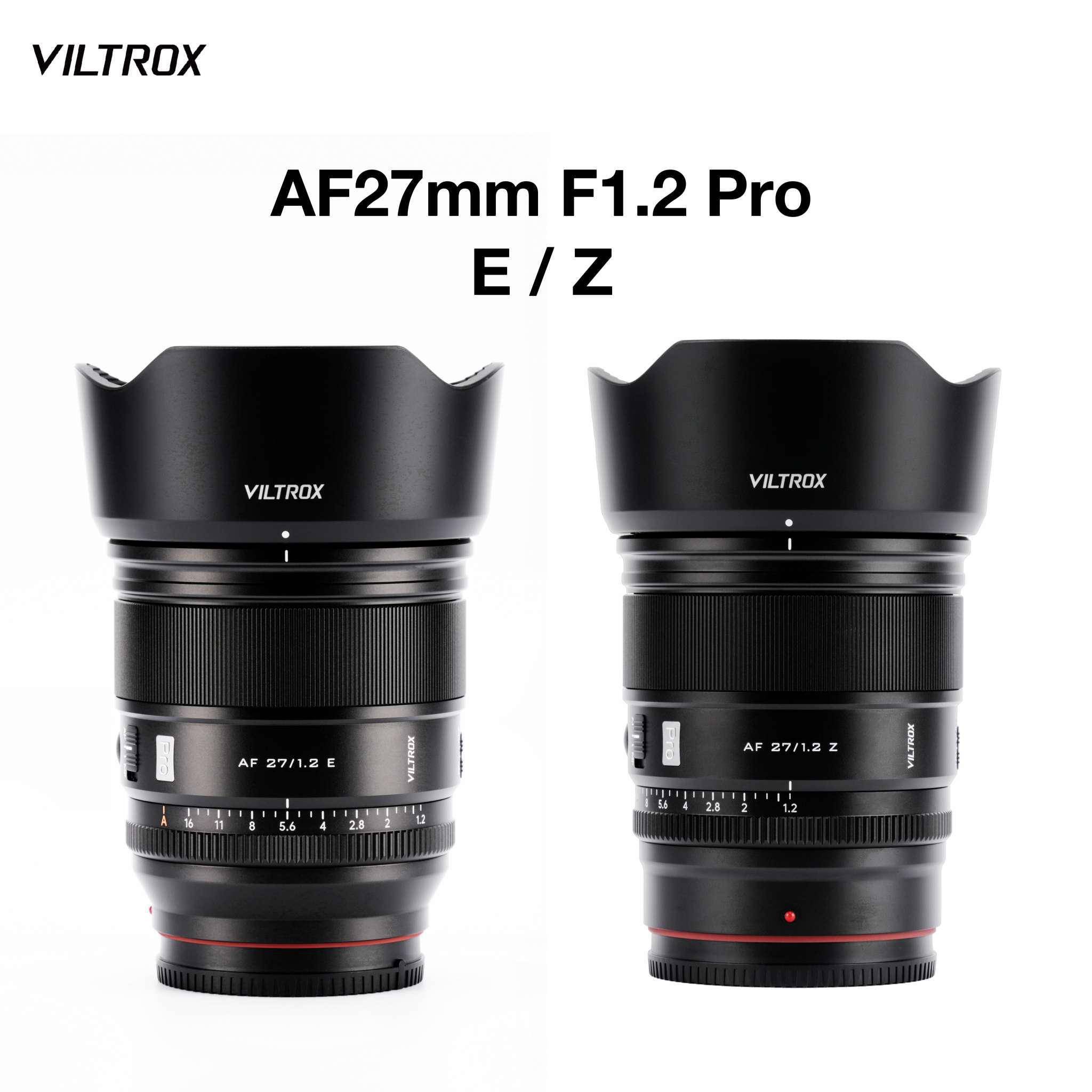     唯卓仕推出尼康Z和索尼E卡口版本的AF 27mm F1.2 Pro镜头 