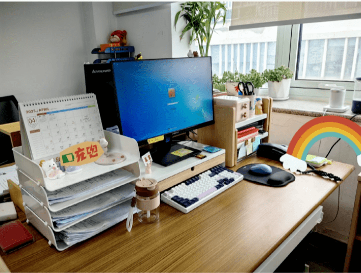 "工资配不上办公室,会计的办公室火了!"_财务_办公桌_网友